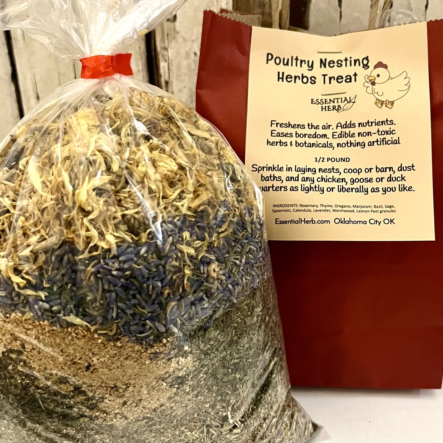 Nesting Herbs Botanicals Chicken Goose Poultry Premium Blend
