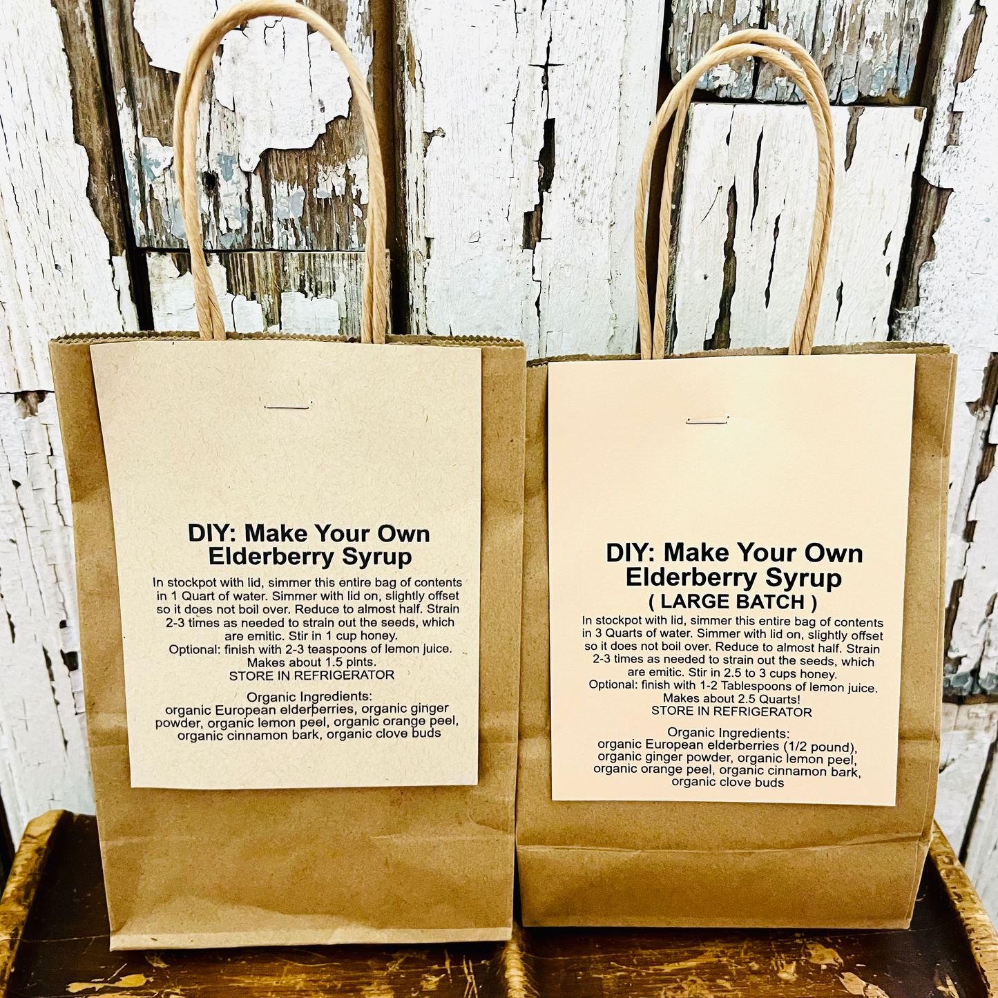 DIY Elderberry Syrup KIT Elder Berries & Spices